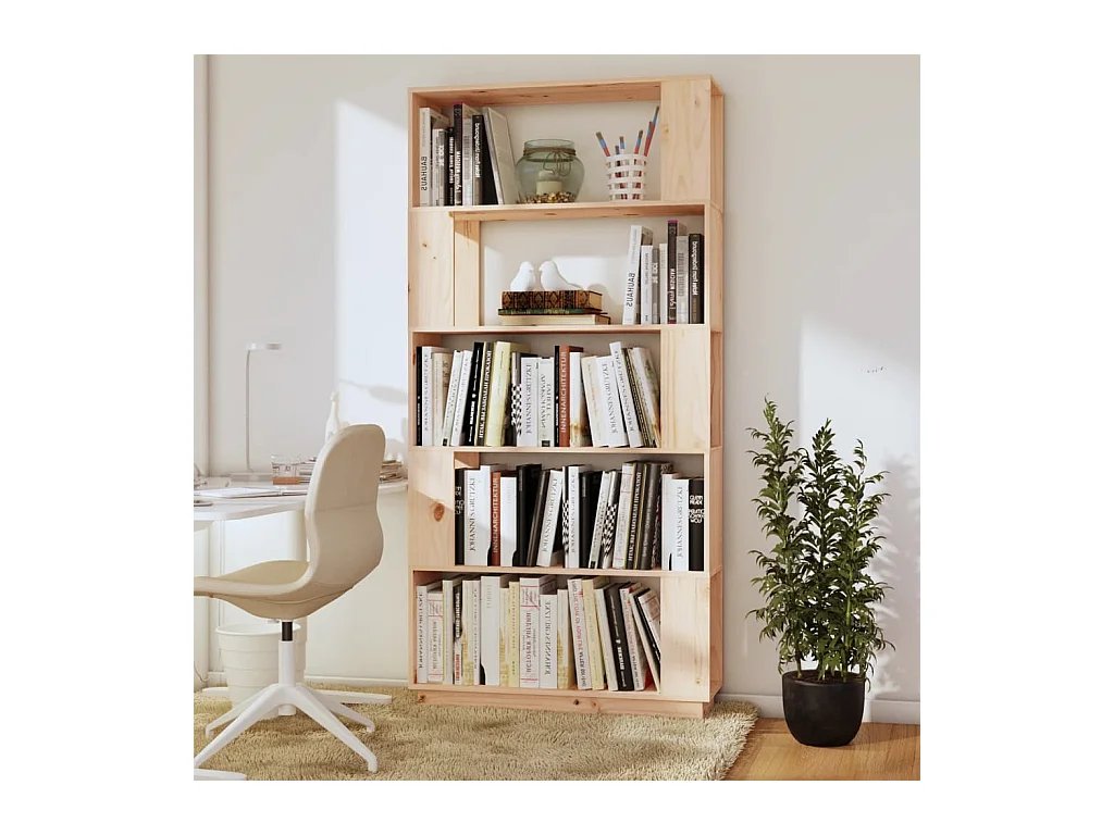Stian  Bibliothèque/Séparateur de pièce 80x25x163,5 cm Pin solide