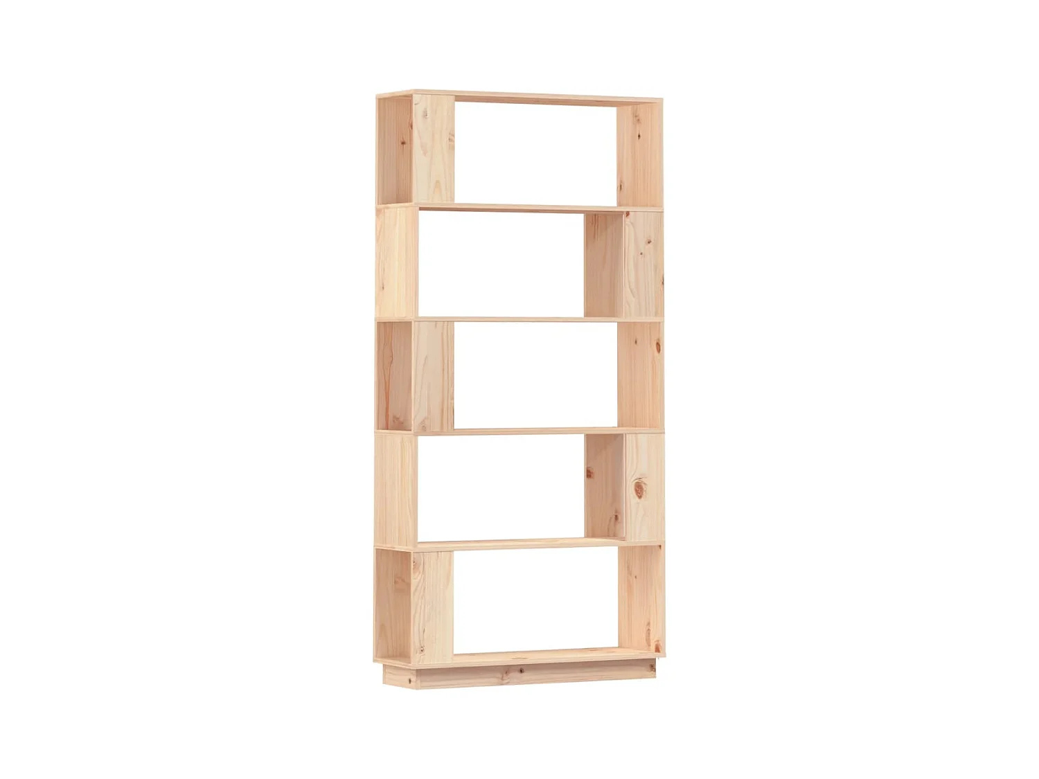 Stian  Estantería/divisor de espacios madera maciza pino 80x25x163,5cm