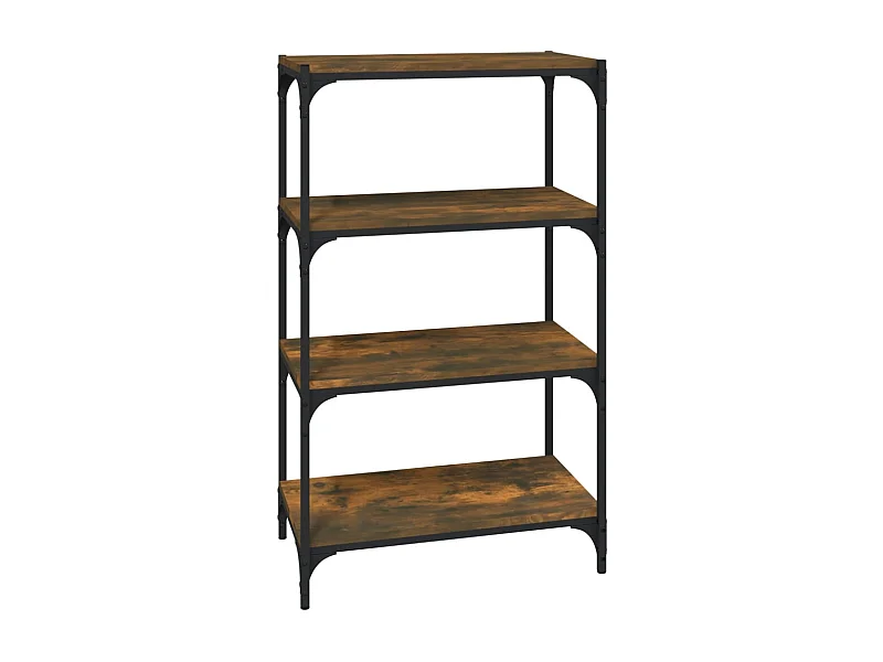 Ventura  Bibliothèque Chêne fumé 60x33x100 cm Bois d'ingénierie