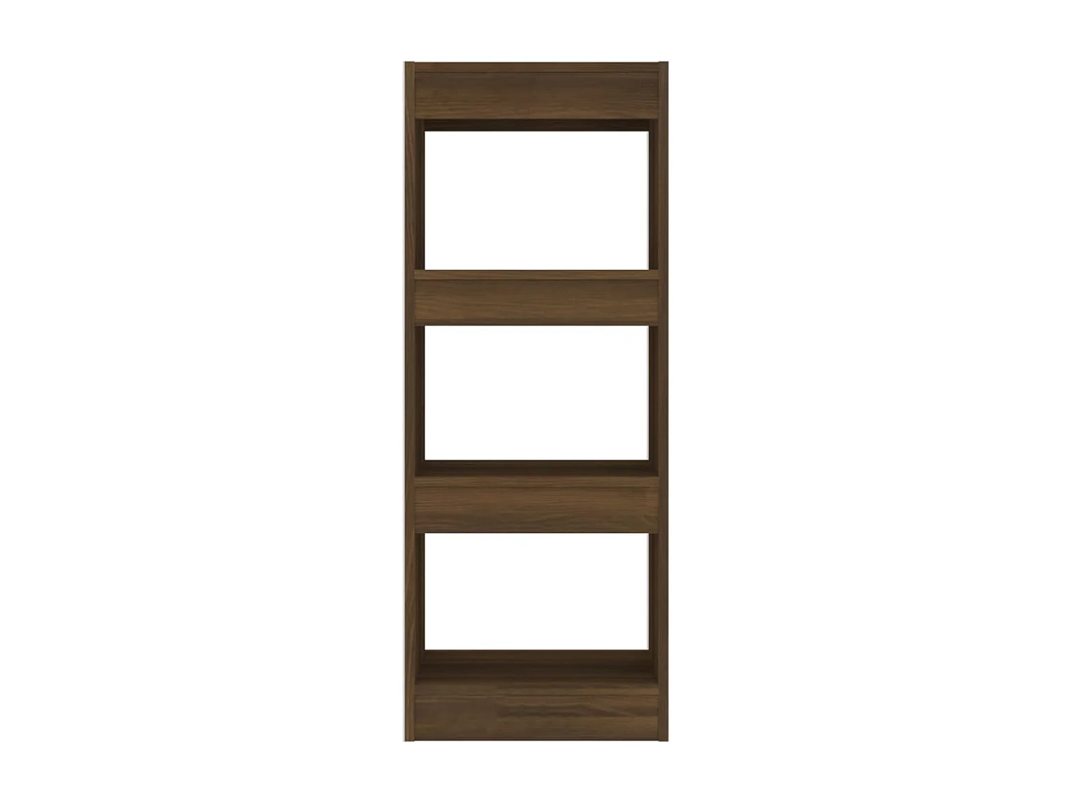 Sameth  Bibliothèque/Séparateur de pièce Chêne marron Bois d'ingénierie