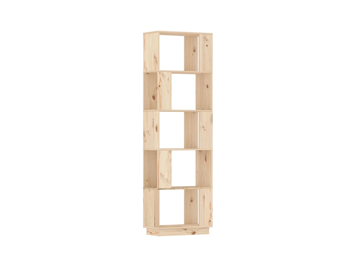 Caledonia  Estantería/divisor de espacios madera maciza pino 51x25x163,5cm
