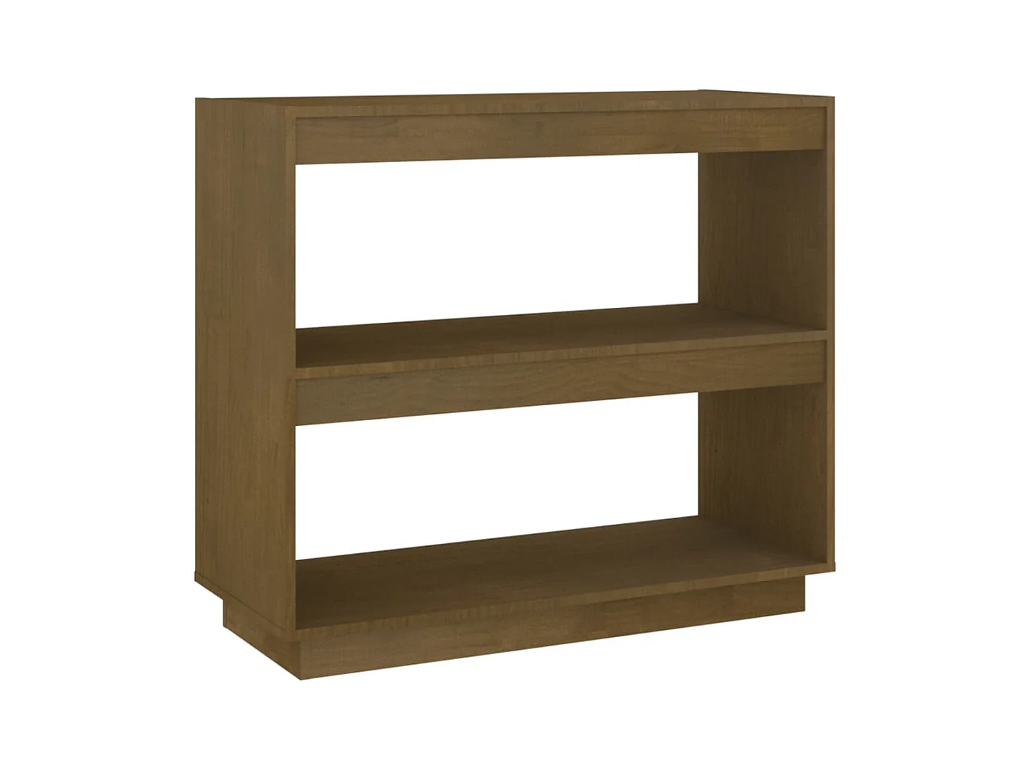 Alisha  Estantería de madera maciza de pino marrón miel 80x35x71 cm