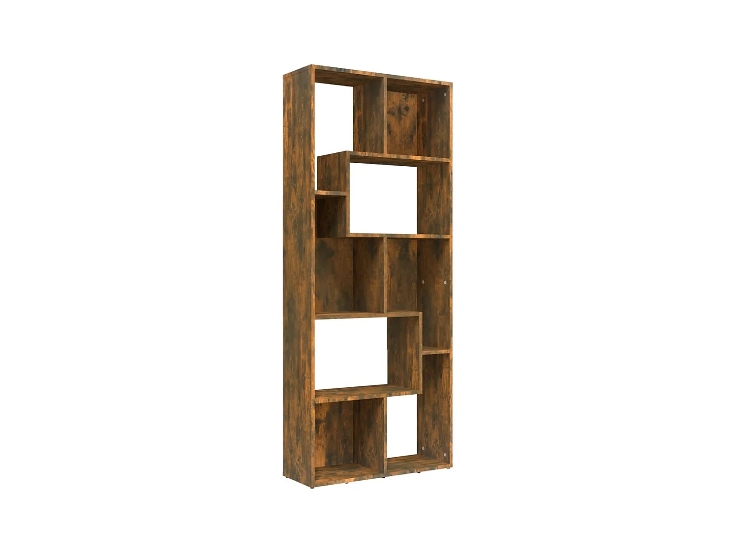 Burtonsville  Estantería madera contrachapada color roble ahumado 67x24x161cm