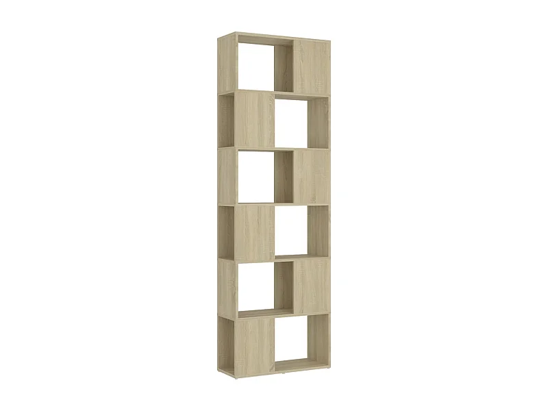 Norman  Bibliothèque/Séparateur de pièce Chêne sonoma 60x24x186 cm