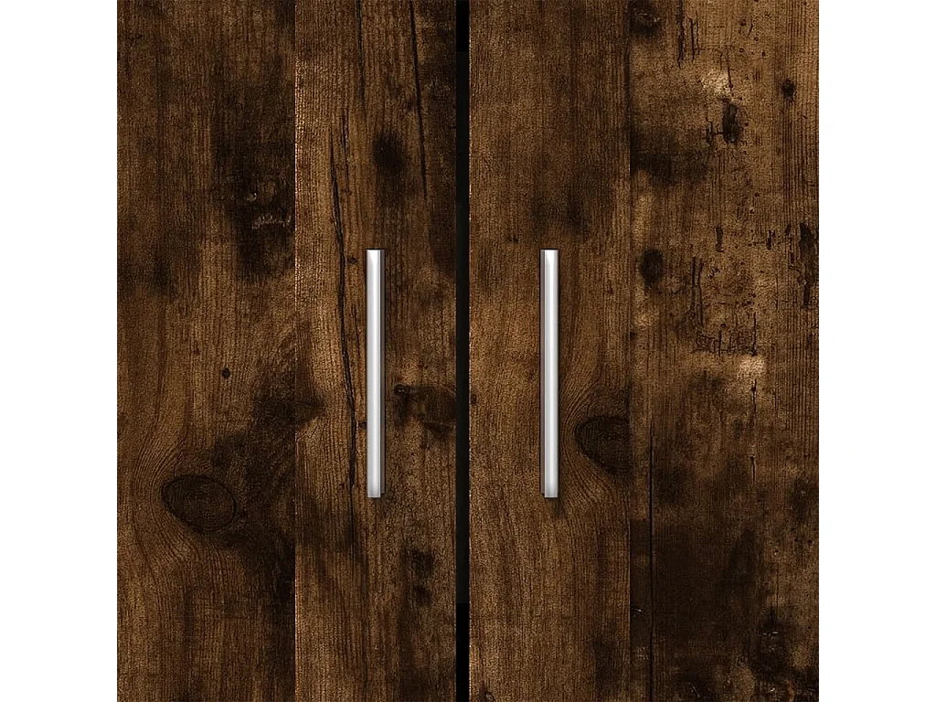 Krimpen aan den IJssel  Armario libros madera de ingeniería roble humo 82,5x30,5x115 cm