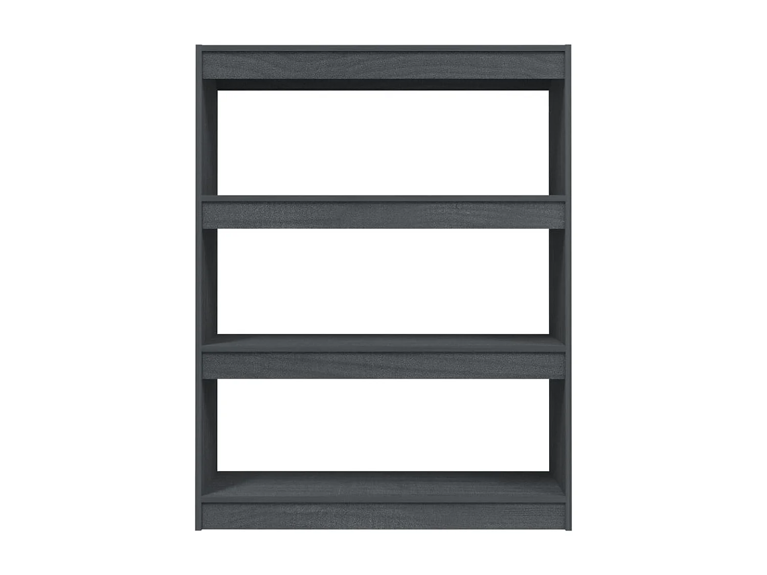 Centerville  Bibliothèque/Séparateur de pièce Gris 100x30x103 cm Pin massif