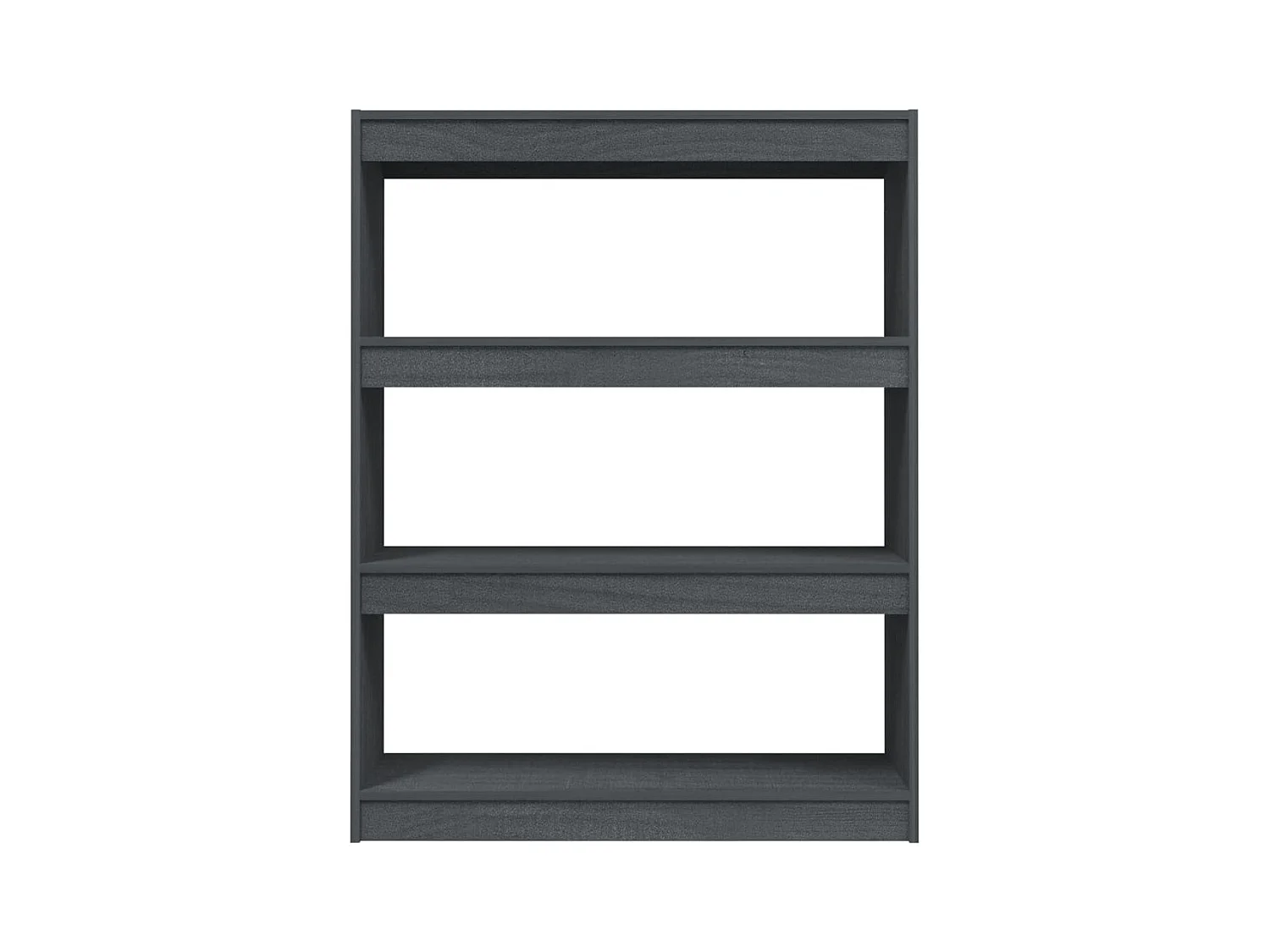 Centerville  Bibliothèque/Séparateur de pièce Gris 100x30x103 cm Pin massif