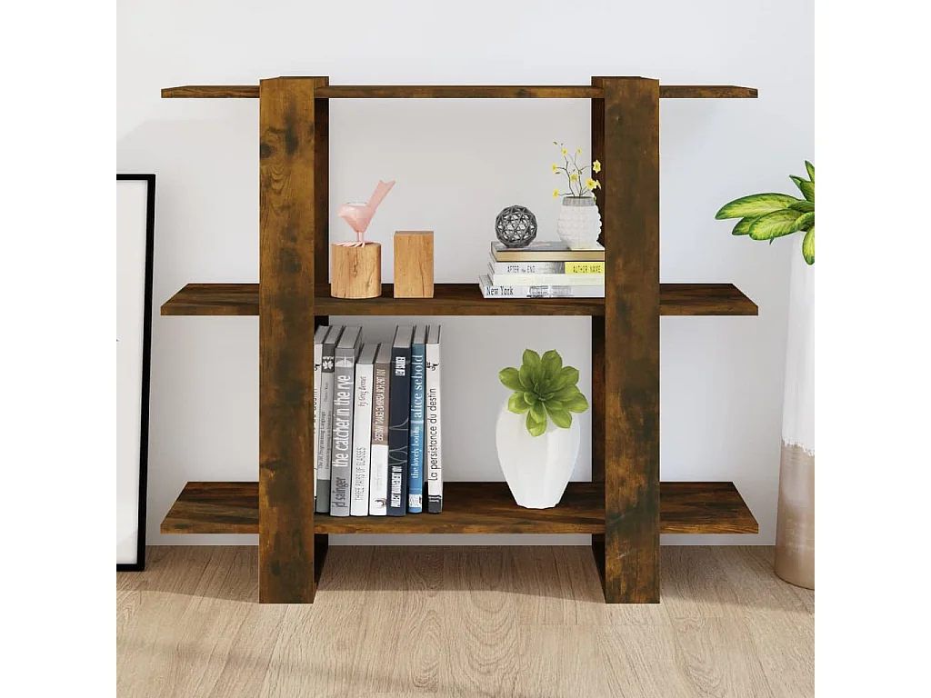 Corydon  Boekenkast/kamerscherm 100x30x87 cm gerookt eikenkleurig