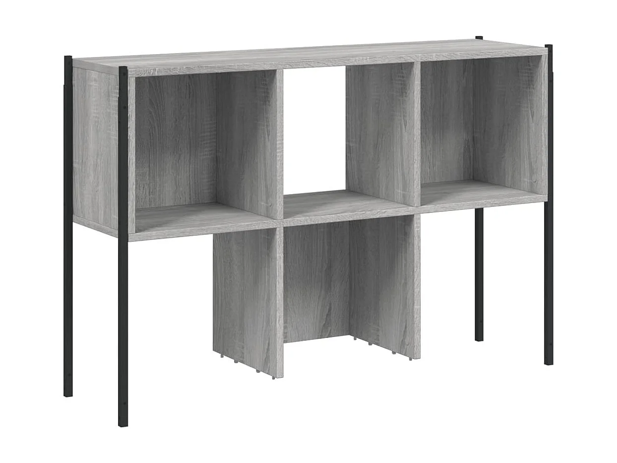 Épinay-sur-Seine  Bibliothèque sonoma gris 102x28x172 cm bois d'ingénierie