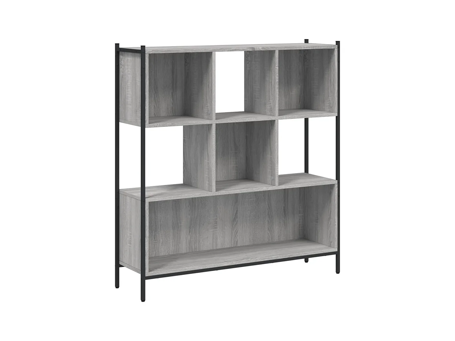 Épinay-sur-Seine  Bibliothèque sonoma gris 102x28x172 cm bois d'ingénierie