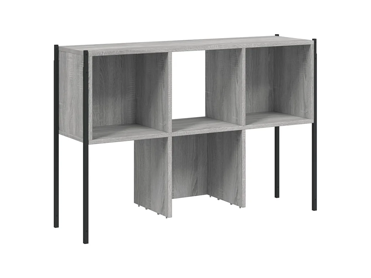 Épinay-sur-Seine  Bibliothèque sonoma gris 102x28x172 cm bois d'ingénierie