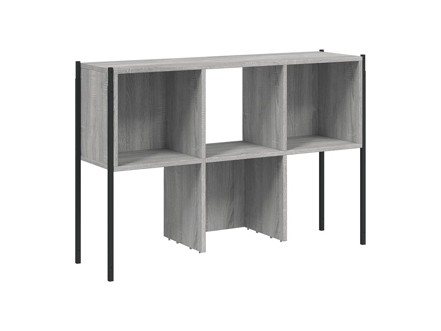 Épinay-sur-Seine  Bibliothèque sonoma gris 102x28x172 cm bois d'ingénierie