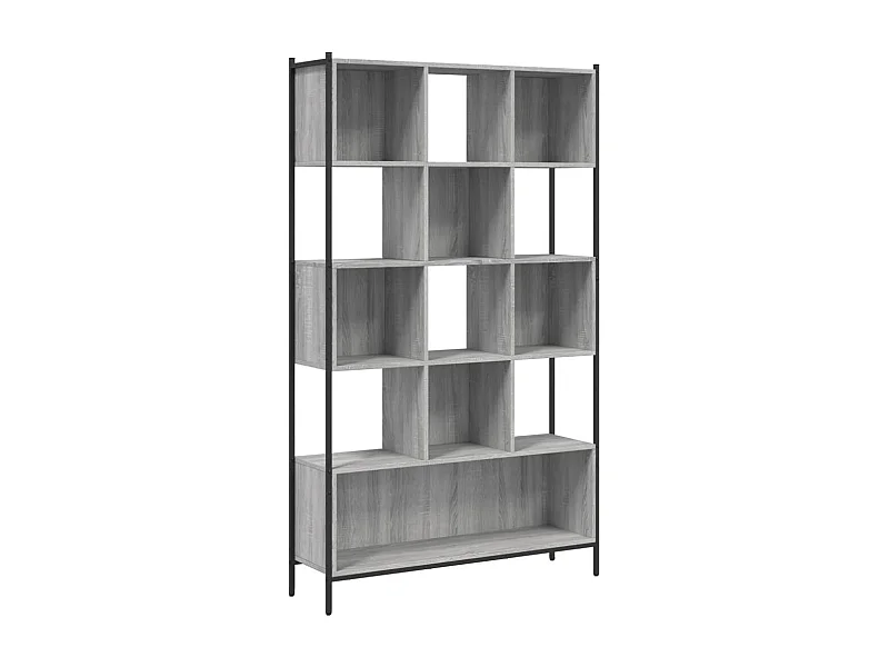 Épinay-sur-Seine  Bibliothèque sonoma gris 102x28x172 cm bois d'ingénierie