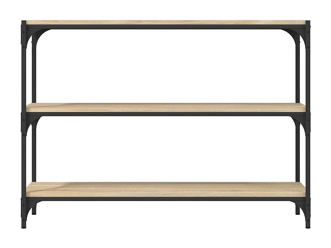 Ventura  Bibliothèque Chêne Sonoma 100x33x70,5cm Bois d'ingénierie acier