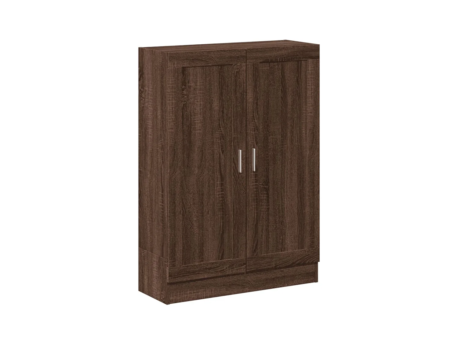 Krimpen aan den IJssel  Bibliothèque chêne marron 82,5x30,5x115 cm bois d'ingénierie