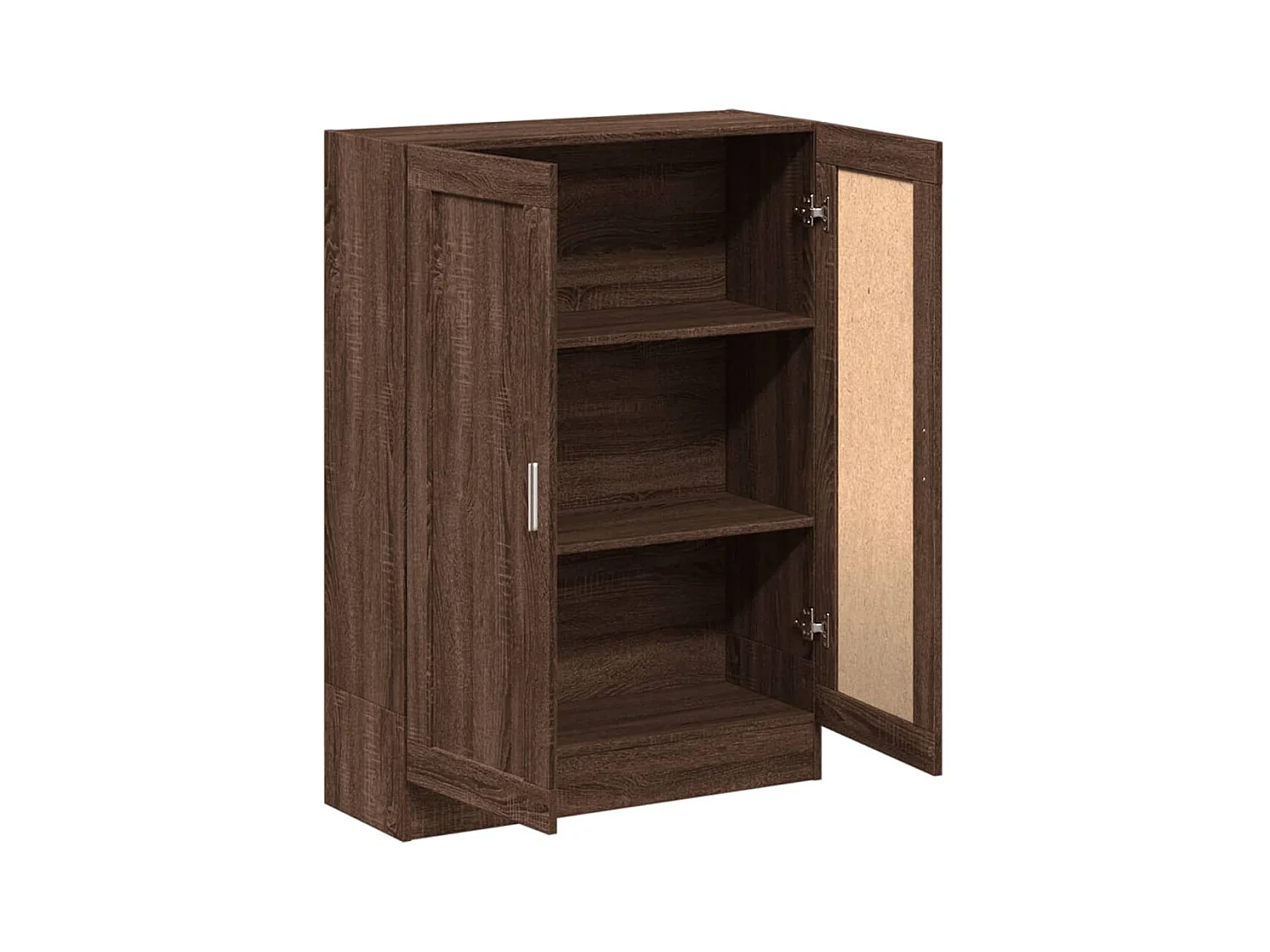 Krimpen aan den IJssel  Bibliothèque chêne marron 82,5x30,5x115 cm bois d'ingénierie