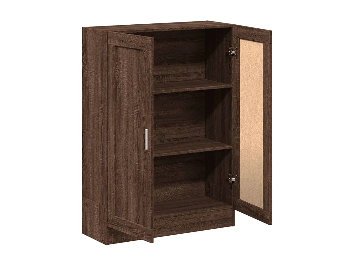 Krimpen aan den IJssel  Armario de madera de ingeniería roble oscuro 82,5x30,5x115 cm