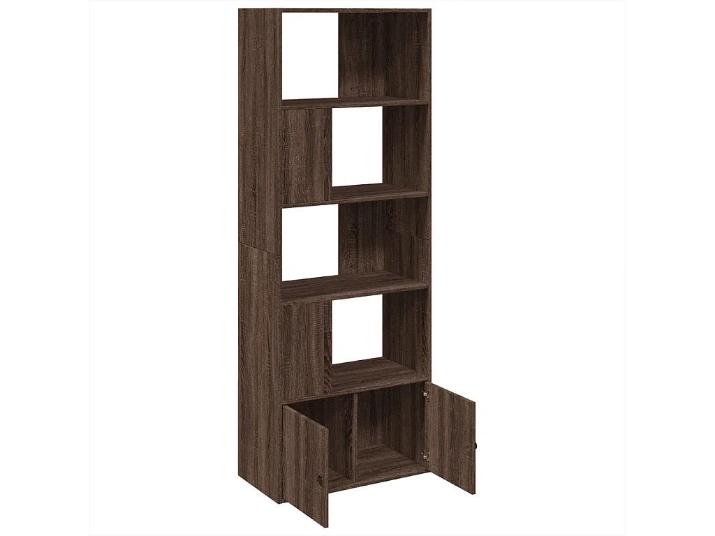 Allentown  Bibliothèque chêne marron 70x36x189 cm bois d'ingénierie