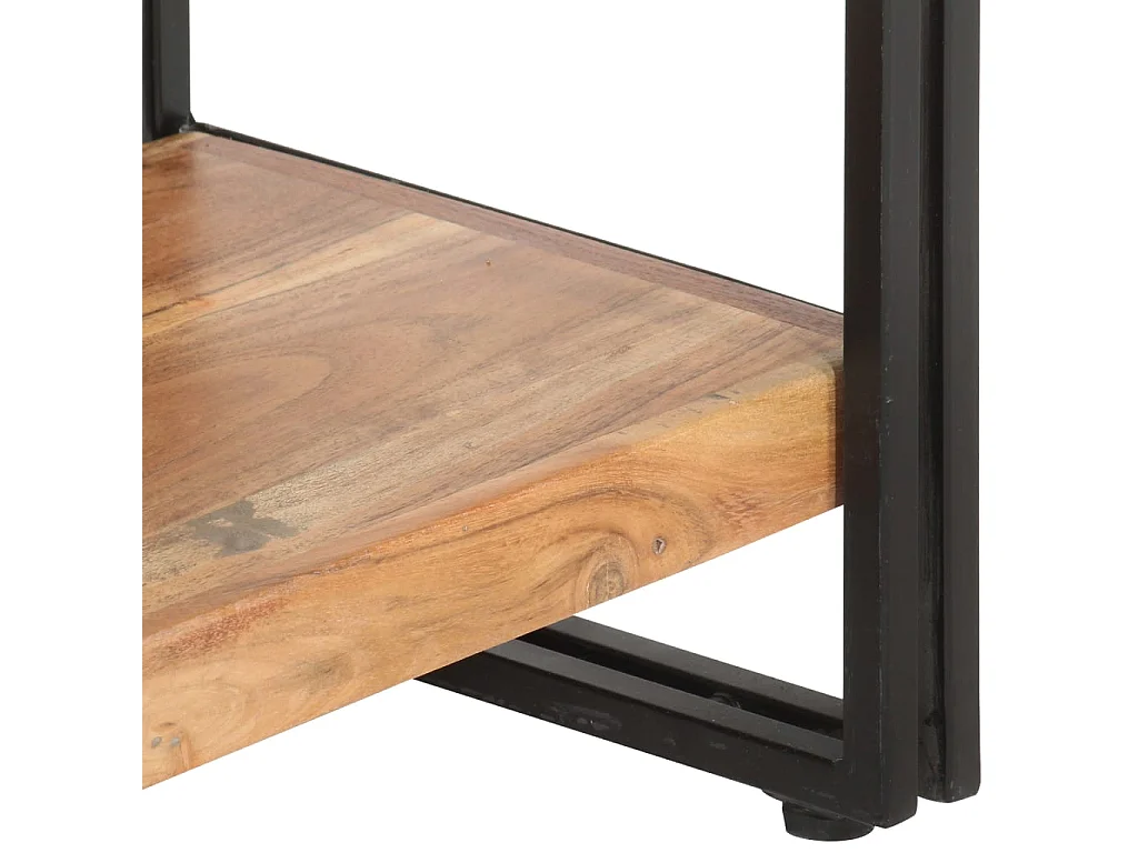 Yoan  Bibliothèque à 5 niveaux 140x30x180 cm Bois d'acacia solide