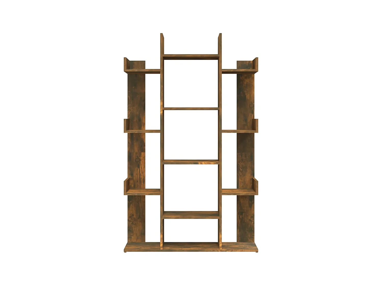 Candler  Bibliothèque Chêne fumé 86x25,5x140 cm Bois d'ingénierie