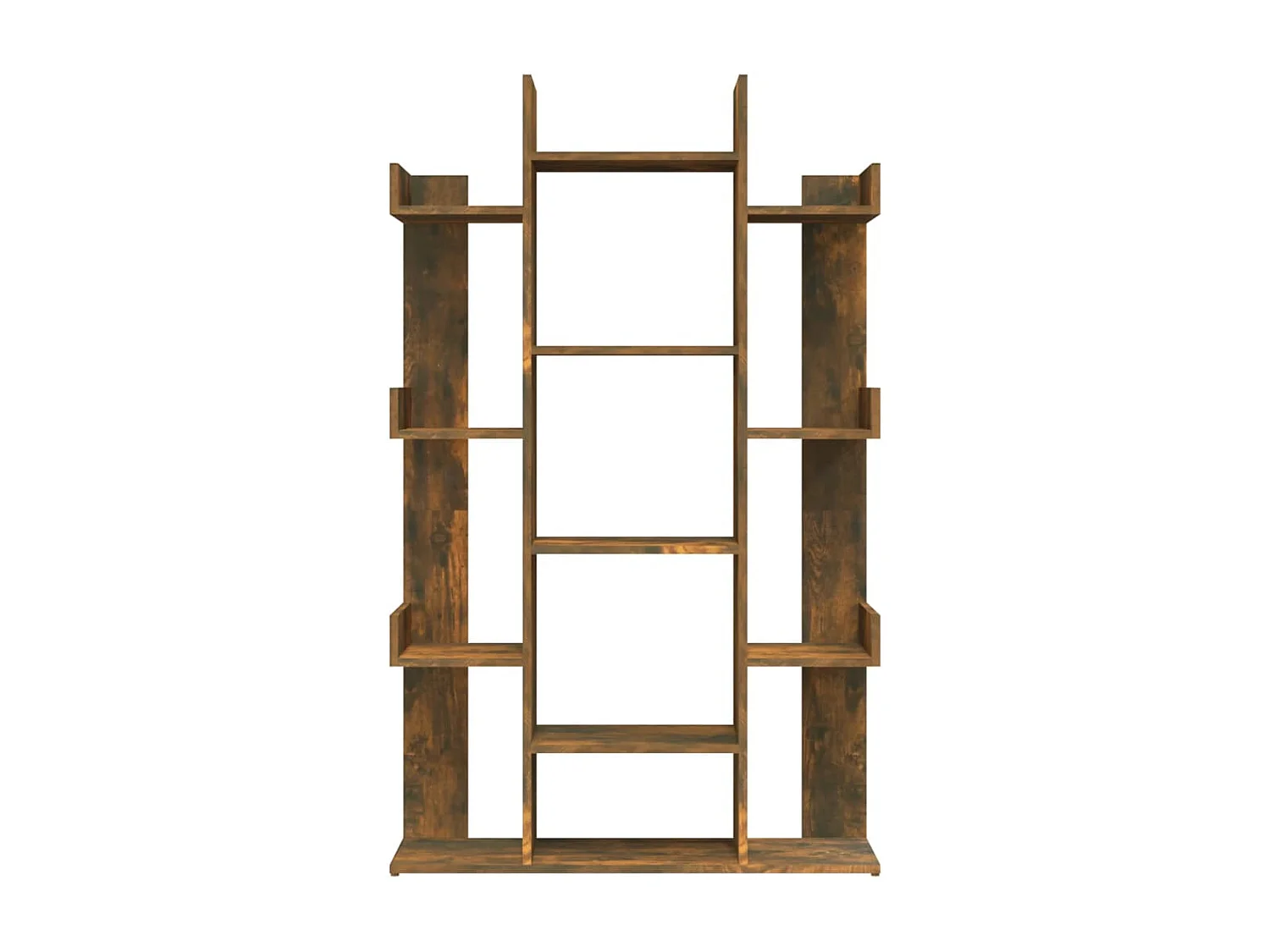 Candler  Bibliothèque Chêne fumé 86x25,5x140 cm Bois d'ingénierie