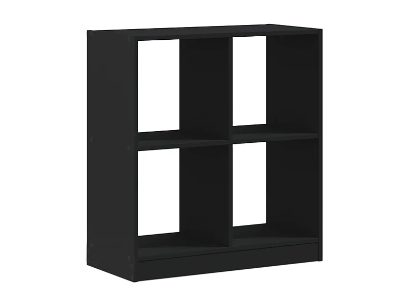 Zico  Bibliothèque noir 68,5x32x75 cm bois d'ingénierie