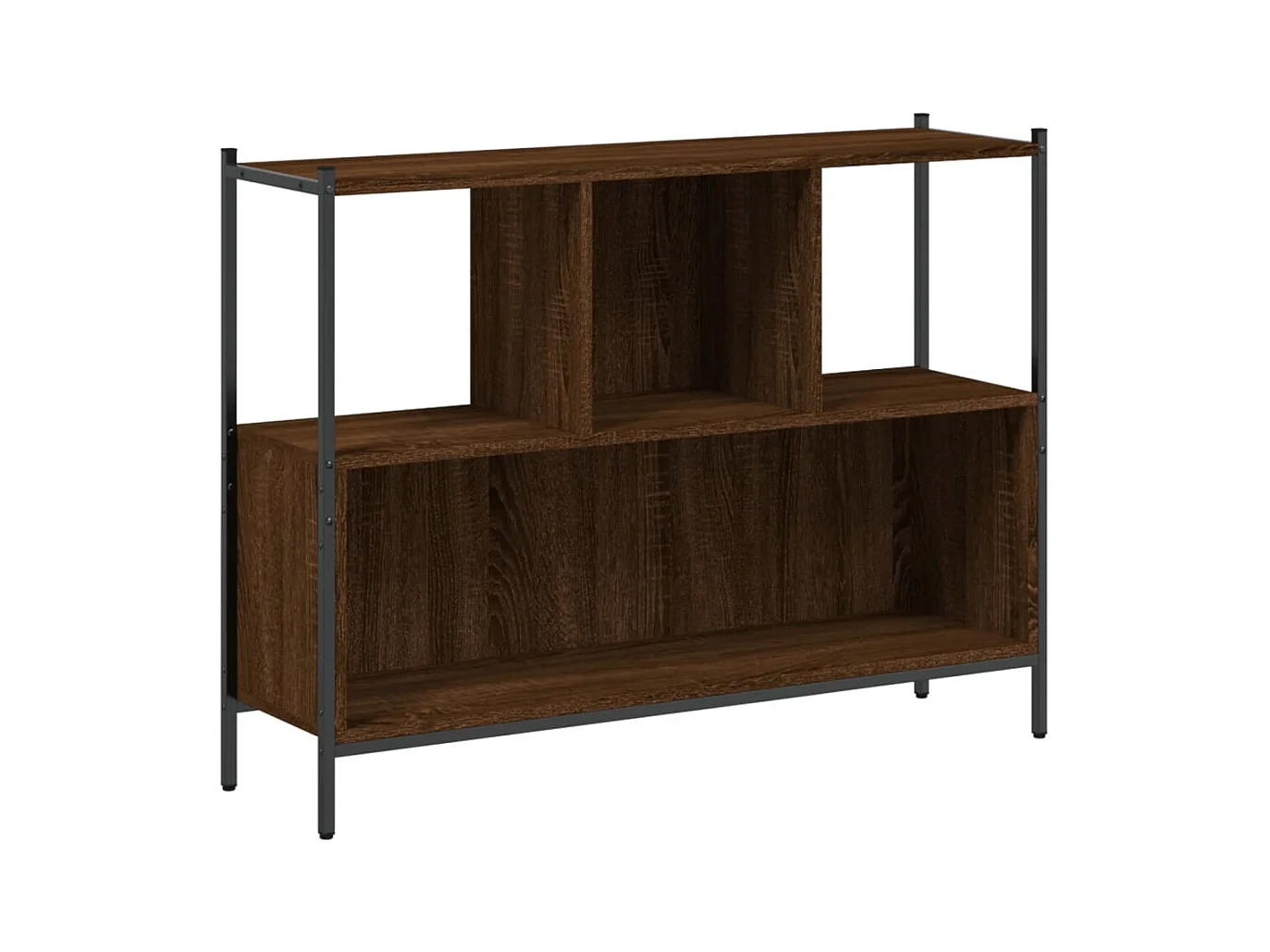 Xalina  Bibliothèque chêne marron 102x28x77,5 cm bois d'ingénierie