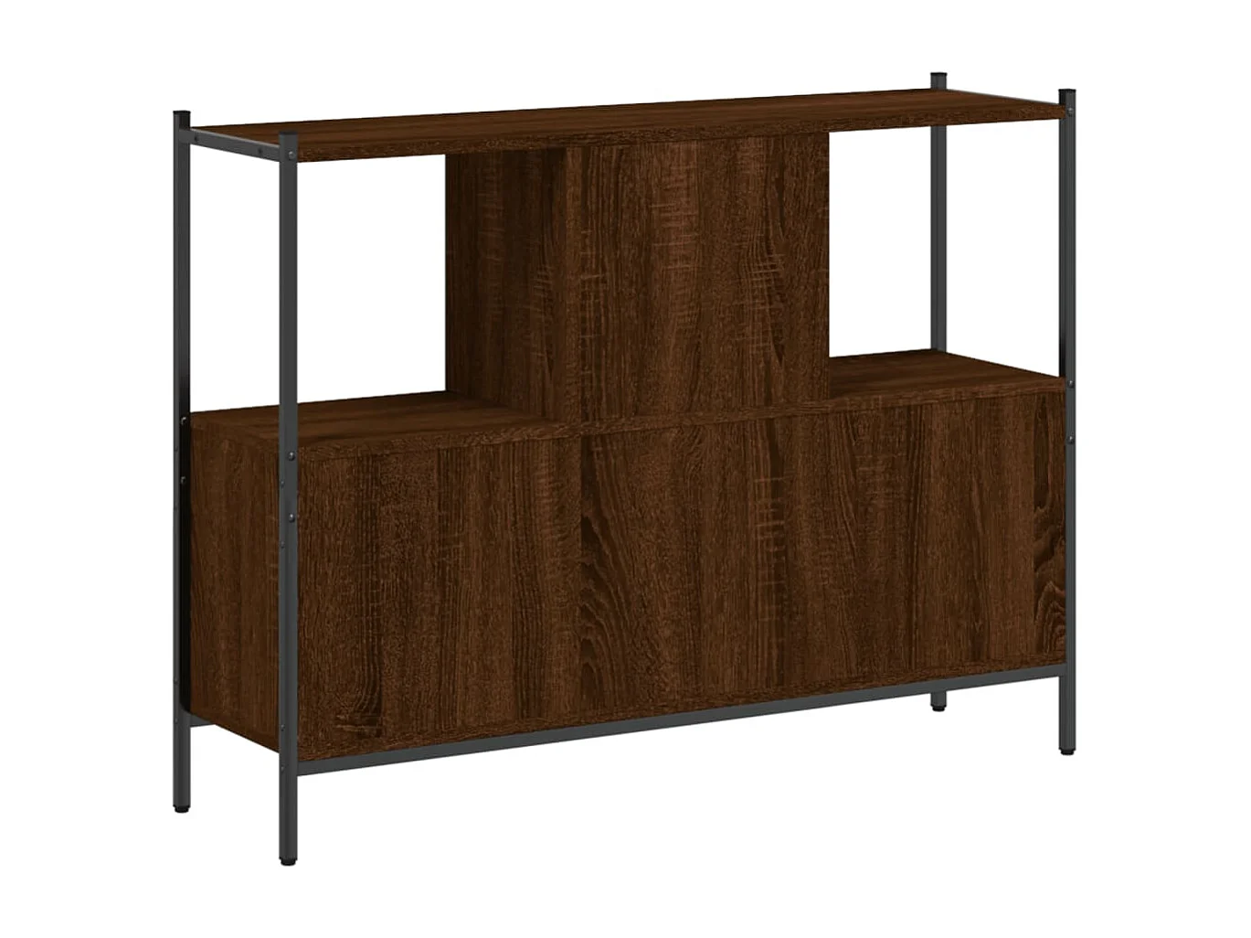 Xalina  Bibliothèque chêne marron 102x28x77,5 cm bois d'ingénierie