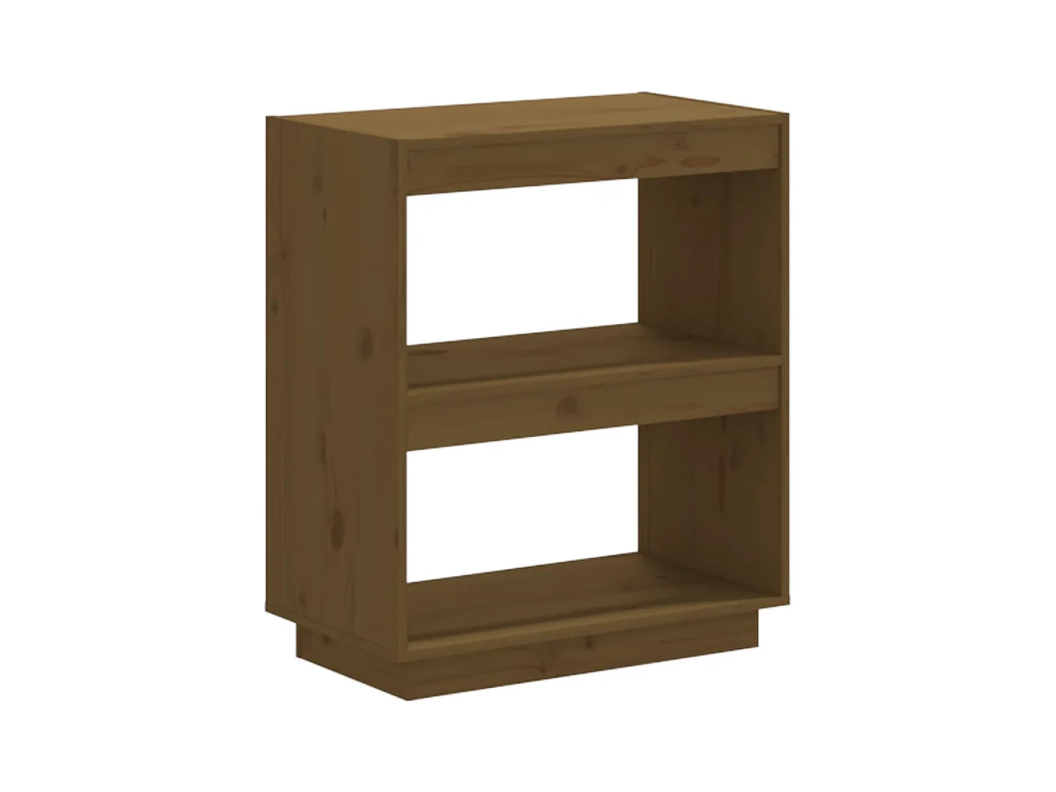 Alisha  Bibliothèque Marron miel 60x35x71 cm Bois de pin massif