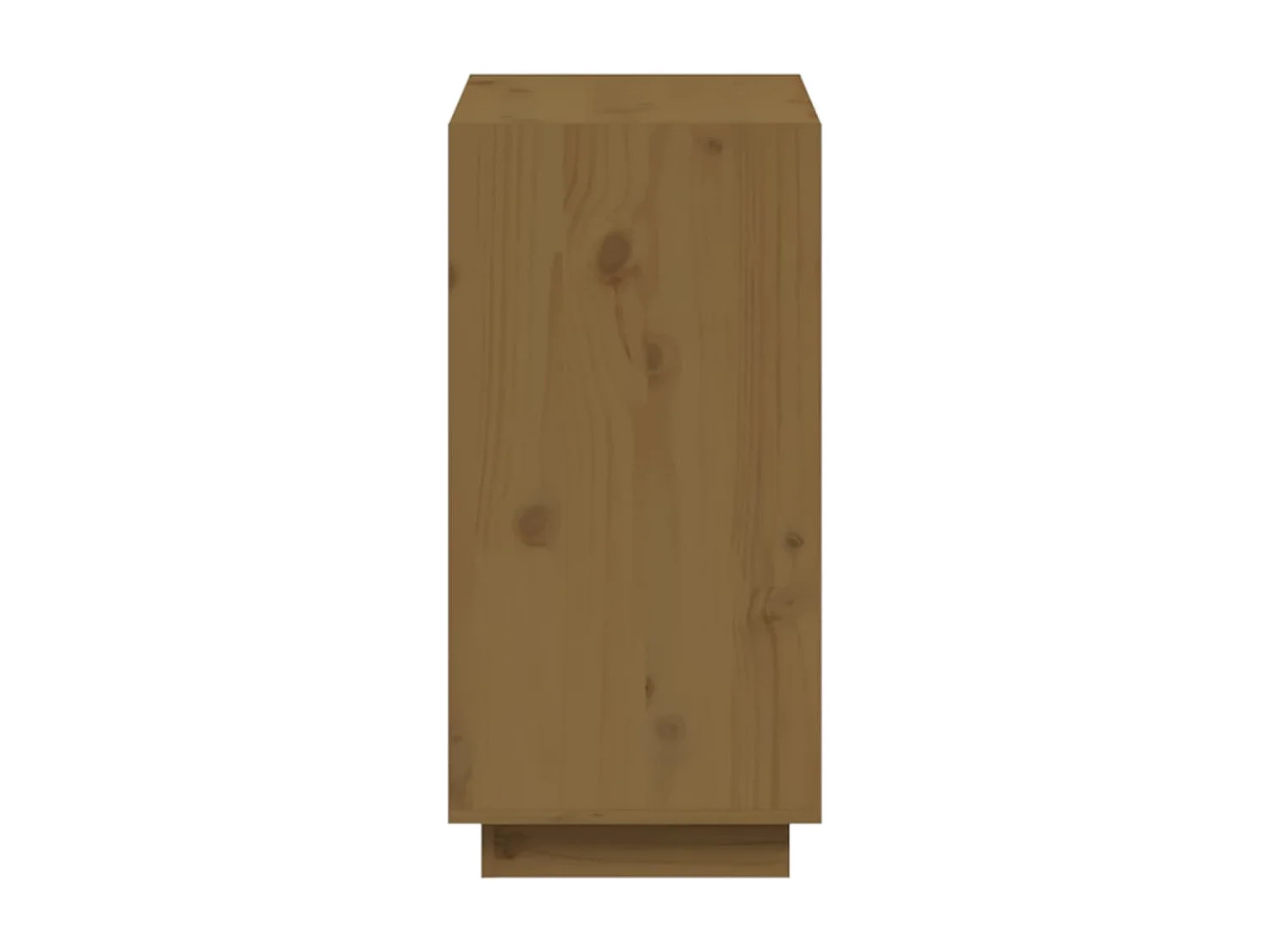 Alisha  Bibliothèque Marron miel 60x35x71 cm Bois de pin massif