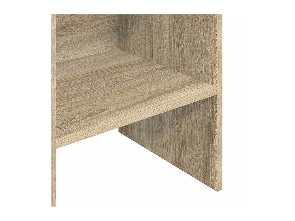 Vamdrup  Bibliothèque Chêne sonoma 40x35x180 cm Bois d’ingénierie