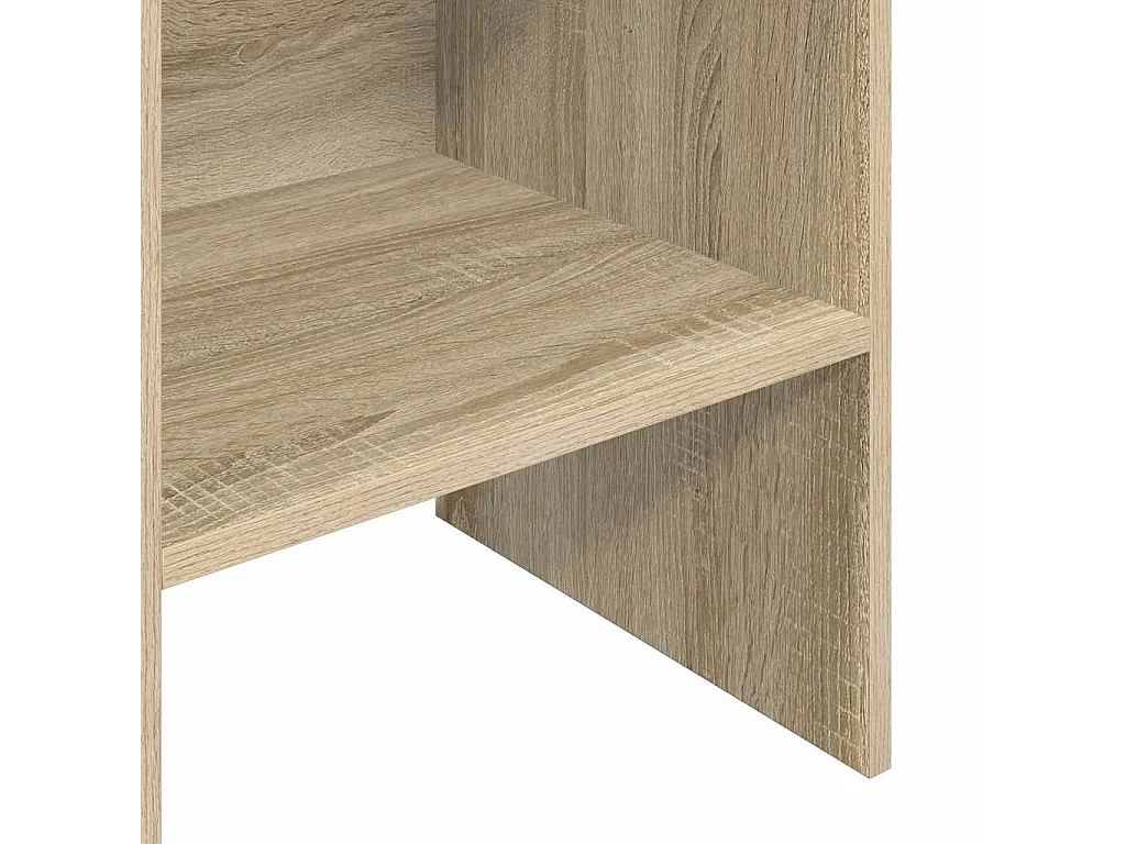 Vamdrup  Bibliothèque Chêne sonoma 40x35x180 cm Bois d’ingénierie