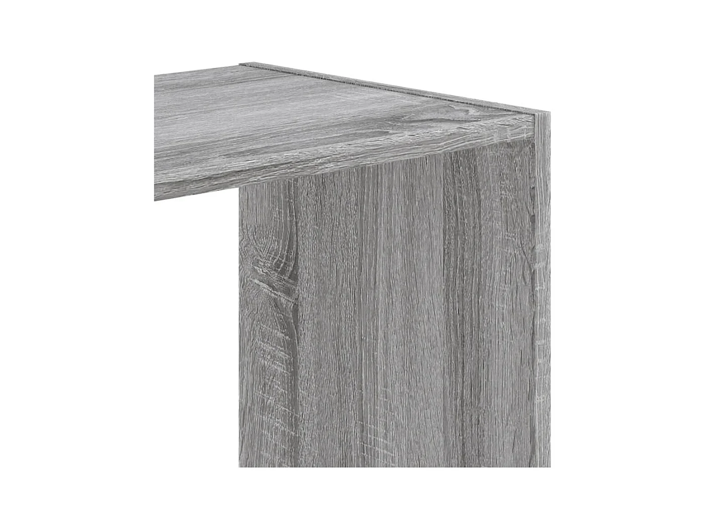 Zico  Bibliothèque sonoma gris 102x32x108 cm bois d'ingénierie