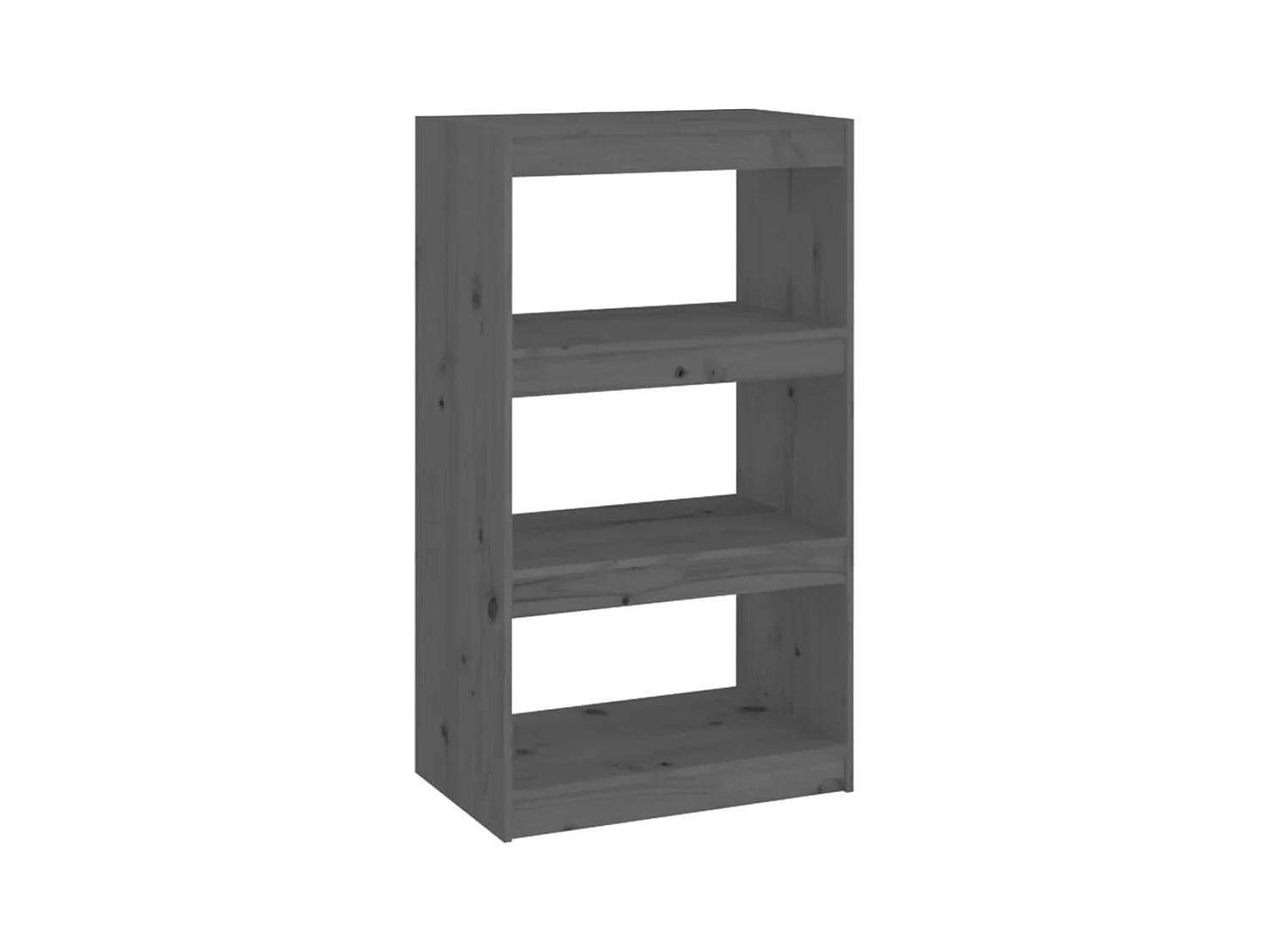 Colgate  Bibliothèque/Séparateur de pièce Gris 60x30x103,5 cm Pin massif