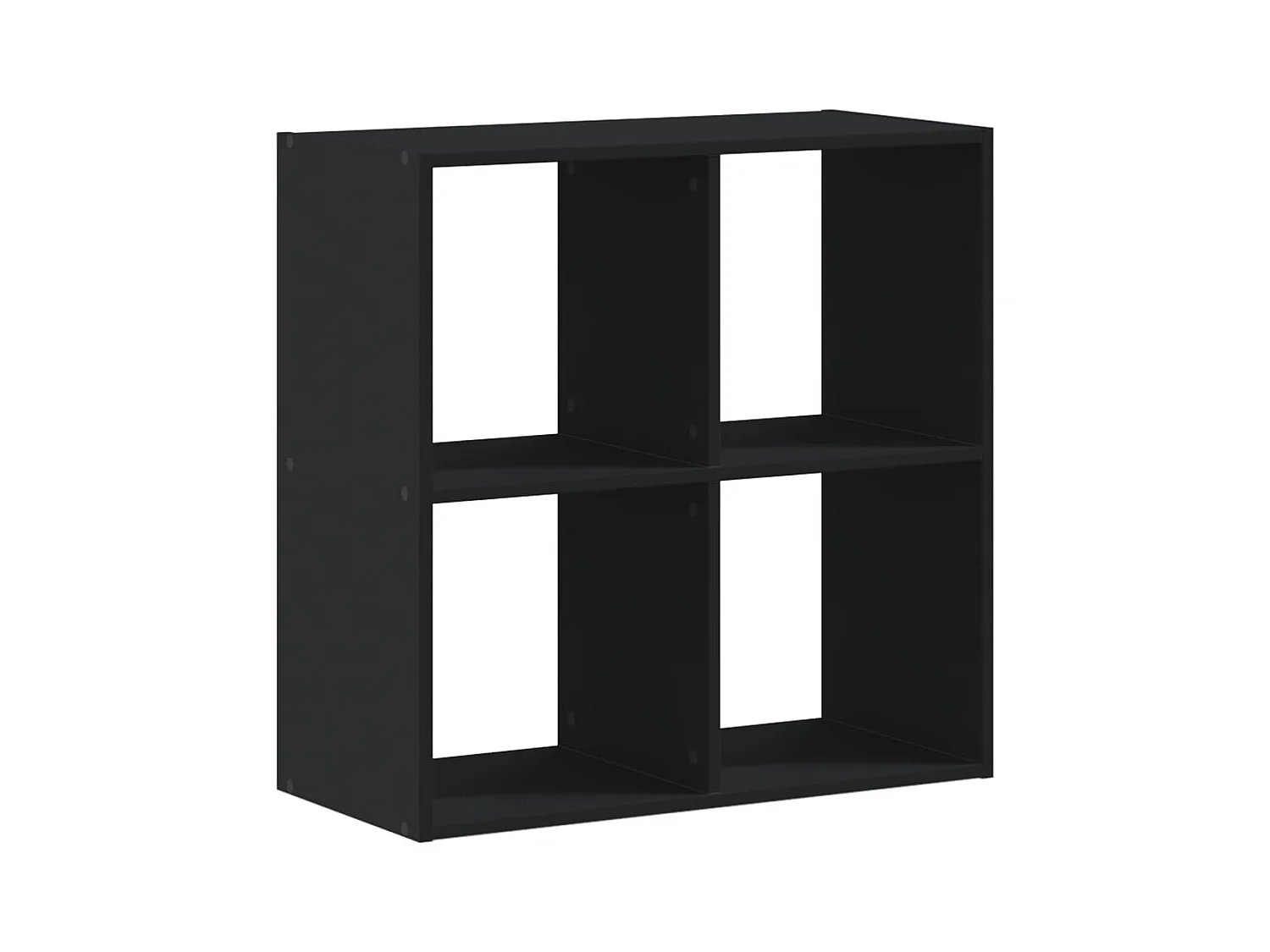 Digna  Bibliothèque noir 68,5x32x68,5 cm bois d'ingénierie