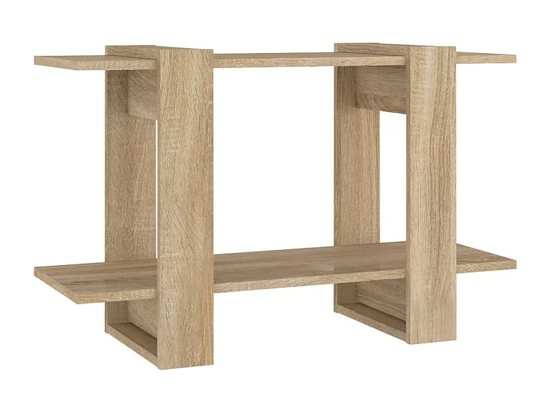 Wylorn  Boekenkast/kamerscherm 80x30x51 cm sonoma eikenkleurig