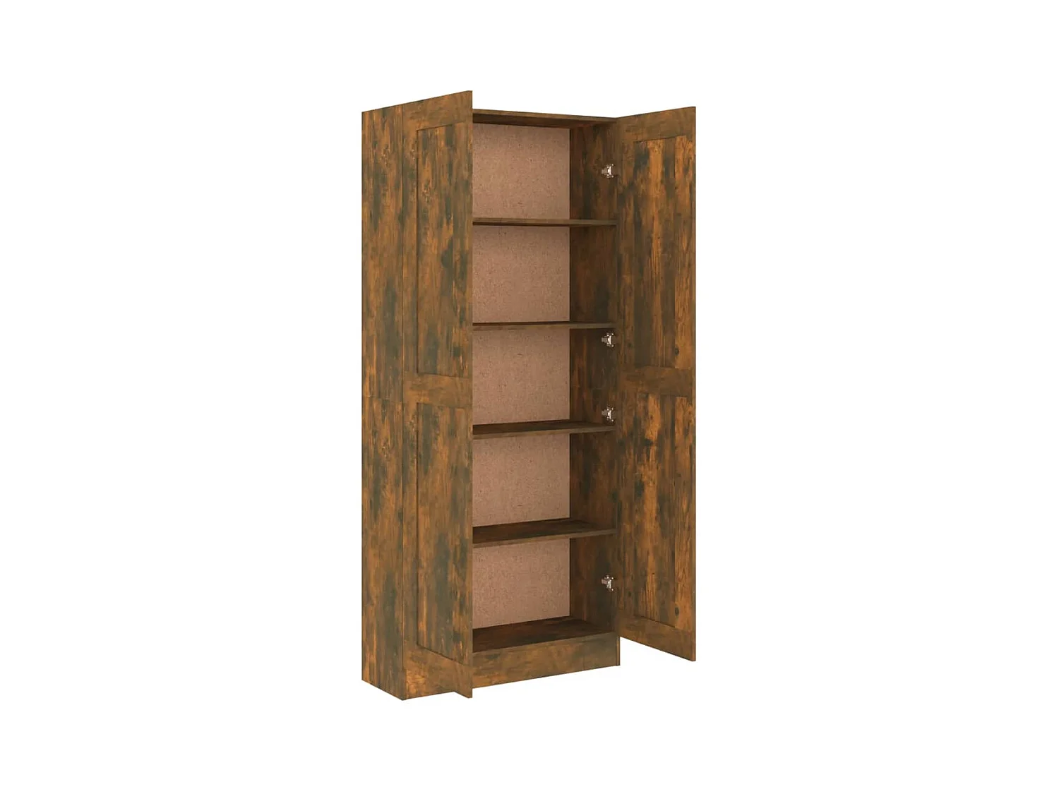 Krimpen aan den IJssel  Armoire à livres Chêne fumé 82,5x30,5x185,5cm Bois d'ingénierie