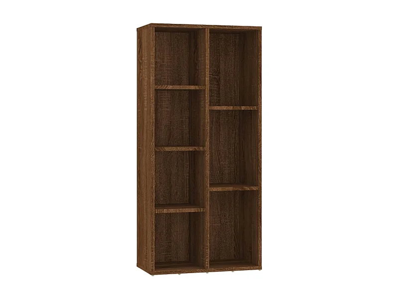 Puurs  Armoire à livres Chêne marron 50x25x106 cm