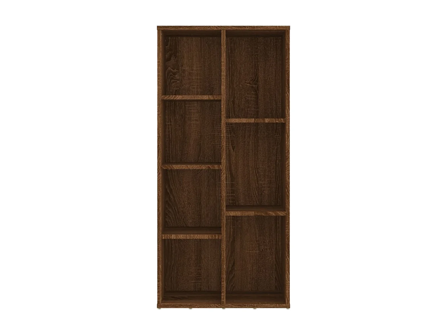 Puurs  Armoire à livres Chêne marron 50x25x106 cm