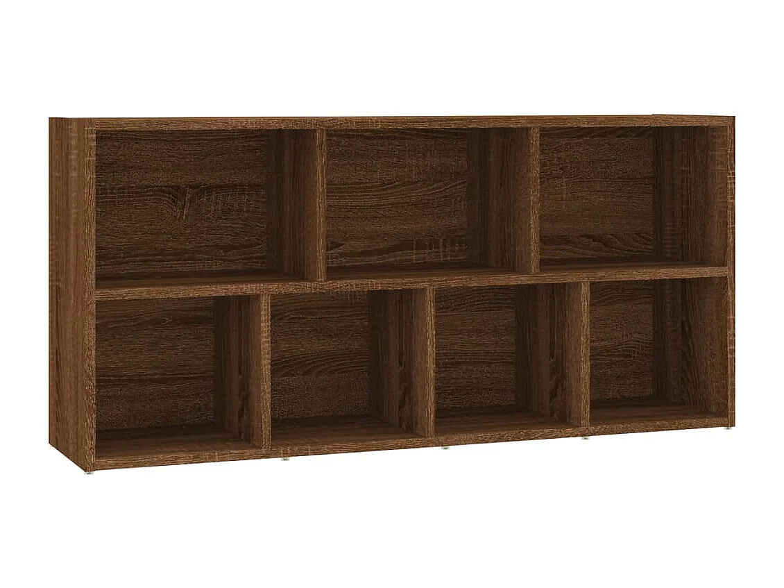 Puurs  Armoire à livres Chêne marron 50x25x106 cm