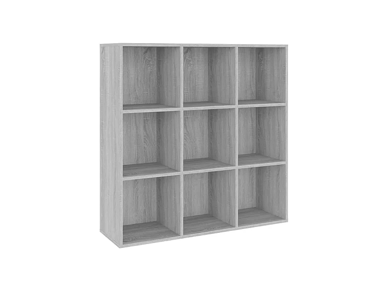 Wakarusa  Boekenkast 98x29x97,5 cm grijs sonoma eikenkleurig
