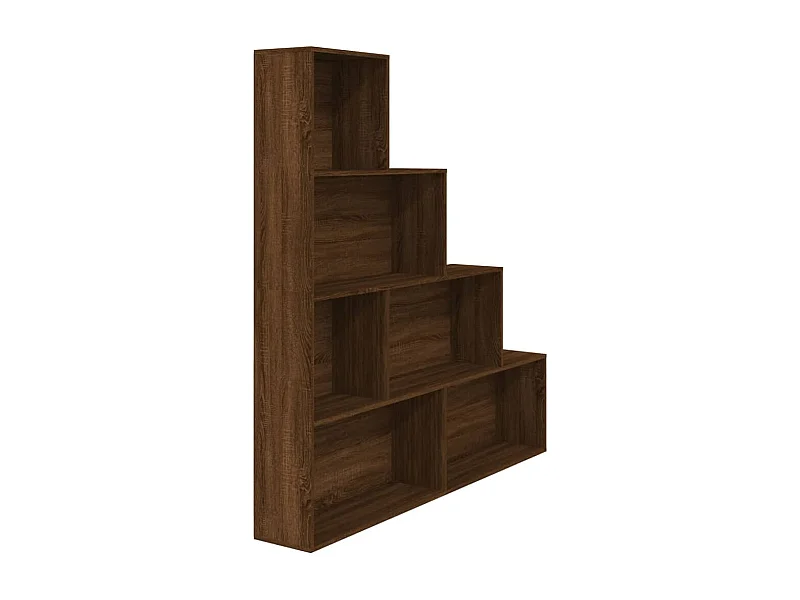 Choctaw  Armoire à livres Chêne marron 155x24x160 cm