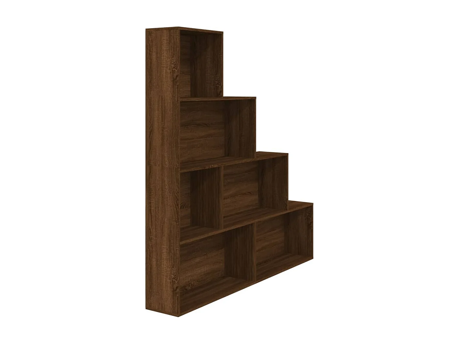 Choctaw  Armoire à livres Chêne marron 155x24x160 cm