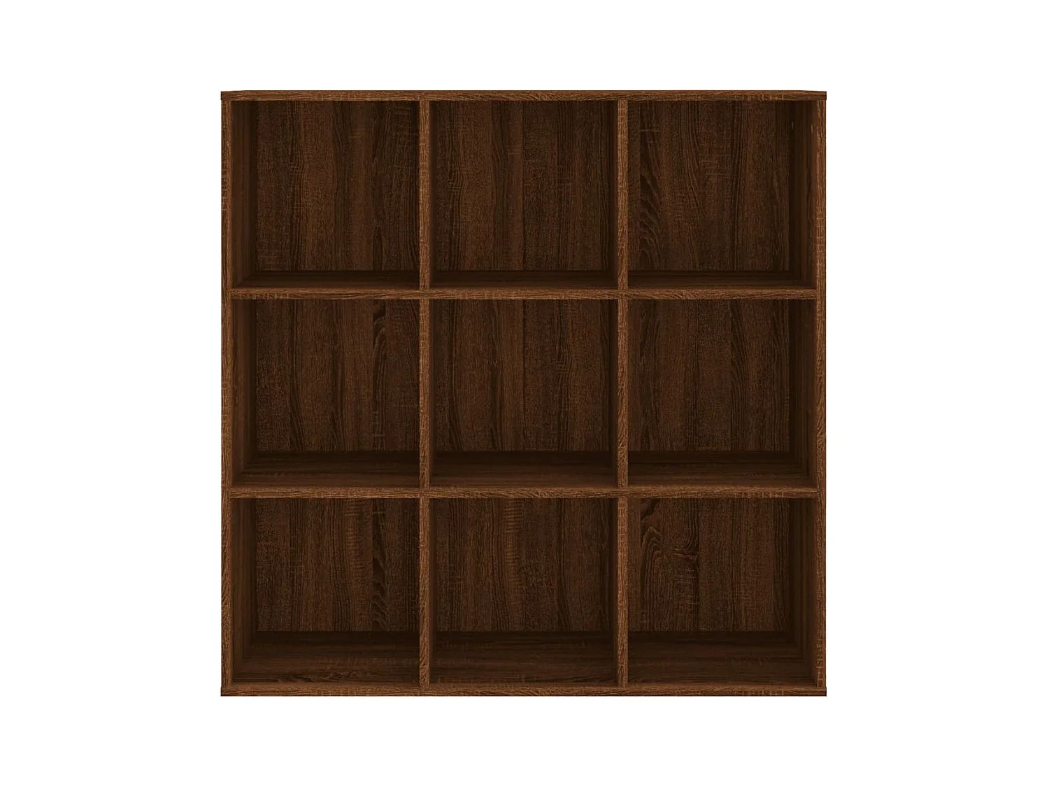 Wakarusa  Armoire à livres chêne marron 98x29x97,5 cm