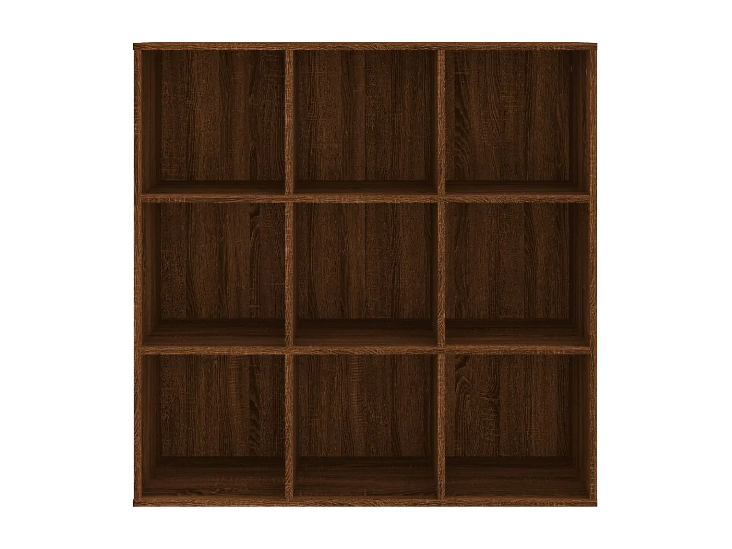 Wakarusa  Armoire à livres chêne marron 98x29x97,5 cm