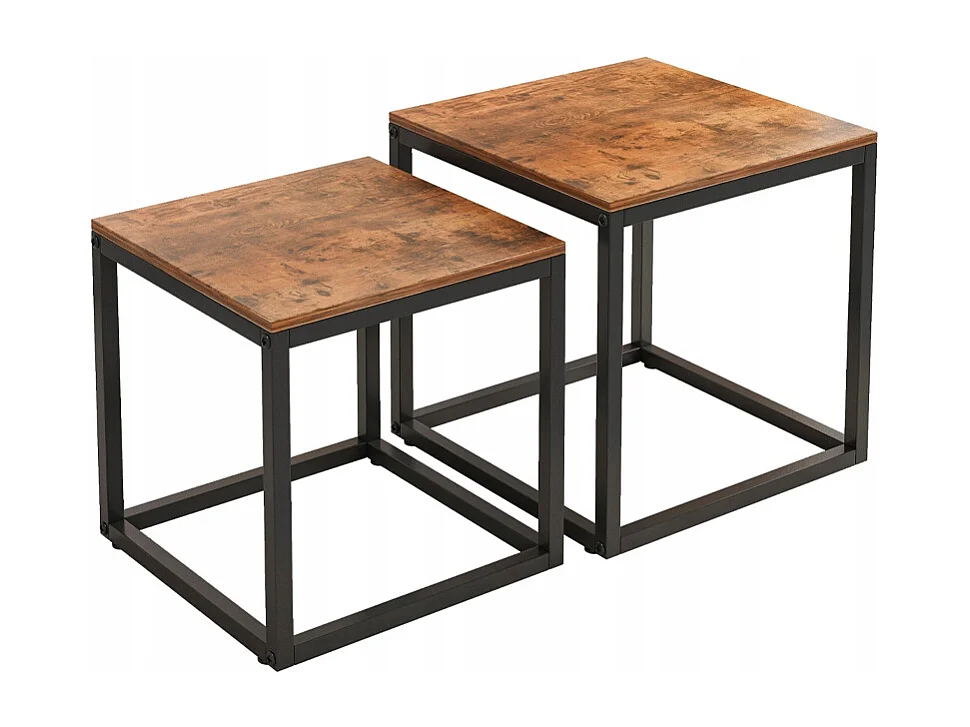 TABLE BASSES BANQUETTE TABLE ENSEMBLE DE TABLES 2 EN 1 LOFT INDUSTRIEL RUSTIQUE