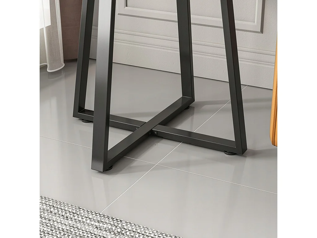 RUNDER COFFEE TABLE INDUSTRIAL LOFT SOFA TABLE WEISS MODERN