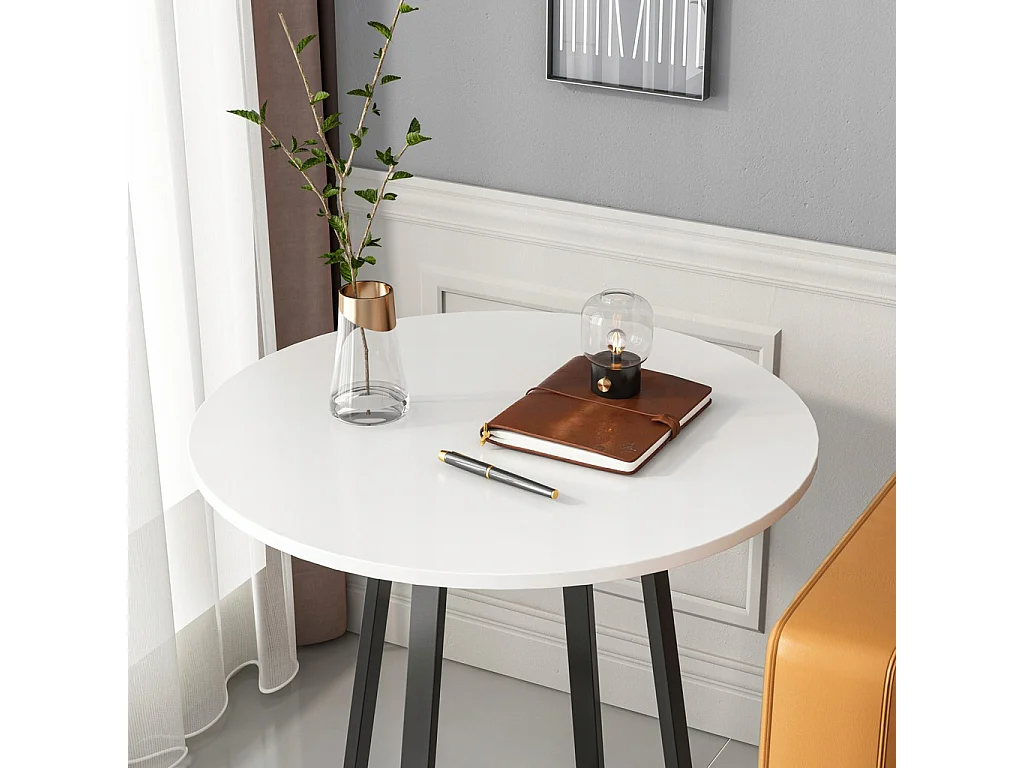 RUNDER COFFEE TABLE INDUSTRIAL LOFT SOFA TABLE WEISS MODERN