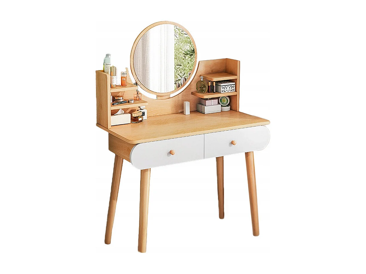 KOSMETIKTISCH MIT SCHMINKSPIEGEL, GROSS, AUS HOLZ, SKANDINAVISCH, 120 CM