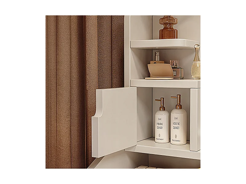 COiffeuse avec miroir pour maquillage, blanche, grande, style scandinave